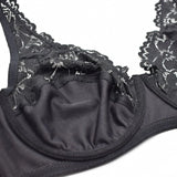 Women's Bra  Lingerie  Bras Floral Lace Underwire Brassiere Tops  Female Underwear MartLion   