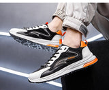 Four Seasons Sports Trendy Men's Shoes Spring Mesh Breathable Low-top Casual Travel Mart Lion   
