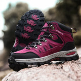 Super Warm Winter Hiking Shoes With Fur Waterproof Outdoor Hiking Boots Man Sneakers Antiskid Trekking Shoes MartLion   