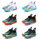 Men's Football Boots Breathable Studded Boots High Ankle Children's Football Shoes Non Slip Training Sneakers Mart Lion   