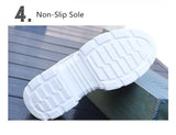 Women Running Shoes Breathable Walking Mesh Lace Up Platform Sneakers White Vulcanized MartLion   