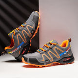 Rubber Men's Sneaker Anti-Skid Mountain Hiking Boots Wear-Resistant Shoes Elastic Rope Hiking Shoes for Climbing Sport Mart Lion   