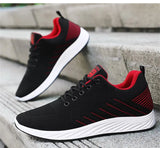Men's Breathable Sneakers Spring Summer Shoes Lace Up Mesh Trend Style Zapatos De Hombre Driving MartLion   