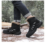 Winter Warm Non-slip Snow Boots Tactical Military Desert Combat Boots Waterproof Walking Shoes Cotton Men's MartLion   
