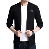 sweater The Latest Jacket Men's Autumn Knitted Breasted Slim Fit Sweaters Winter Mart Lion Black M 