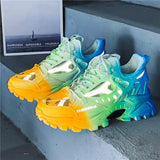 Autumn Men's Casual Sneakers Running Shoes Platform Tennis Sport Breathable Walking Jogging Trainers Footwear Mart Lion multi 39 