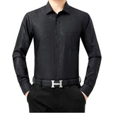 Silk Shirts for Men  Men Shirt Long Sleeve Men Clothing Casual Business Man Shirt MartLion   