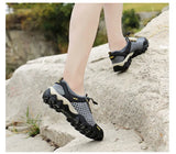Men's Casual Tennis Sneakers Summer Breathable Mesh Shoes Non-Slip Hiking Climbing Trekking MartLion   