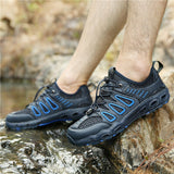 Summer Men's Aqua Shoes Outdoor Sport Sneakers Non-slip Beach Climbing Swimming Walking Zapatilla Hombre Mart Lion   