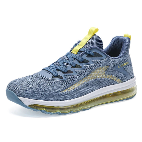  Running Shoes Men's Breathable Running Wears Light Weight Athletic Footwears Comfortable Walking Sneakers MartLion - Mart Lion