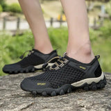  Men's Casual Tennis Sneakers Summer Breathable Mesh Shoes Non-Slip Hiking Climbing Trekking MartLion - Mart Lion