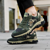 Hiking Shoes Woman Sneakers Men's Sports Unisex Canvas Camouflage Field Female Footwear Couples Running Walking Mart Lion   