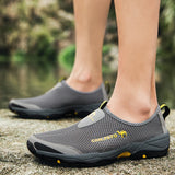 Summer Shoes Men's Casual Shoes Mesh outdoor Breathable Slip-on Flats Sneakers Water Loafers MartLion   