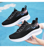 Shoes Spring Running Soft Sole Breathable Mesh Sports Shoes women MartLion   