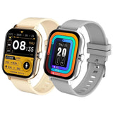 Smart Watch Android Phone 1.83" Color Screen Full Touch Dial Smart Watch Bluetooth Call Smart Watch Men's For XIaomi MartLion 1Grey1Gold 1.44 Inch 