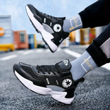 Running Shoes High Top Sneakers Men's Women Breathable Gym Athletic White Height Increasing Zapatillas De Deporte MartLion   