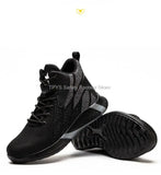 Man Safety Boots High top Safety Shoes Men Women Steel Toe Work Shoes Men Anti-smash Indestructible Construction Boots Winter