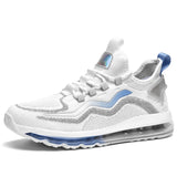 Full Air Cushion Men's Sneakers Atmospheric Designer Luxury Tennis Sport Running Casual Basketball Shoes MartLion 6959 White Grey 48 
