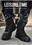  Brand Men's Boots Tactical Military Outdoor Hiking Winter Shoes Special Force Tactical Desert Combat Mart Lion - Mart Lion