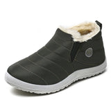 Women Boots Snow Fur Boots Waterproof Shoes Keep Warm Ladies Plush Casual Winter Footwear Botas MartLion BNGreen 35 