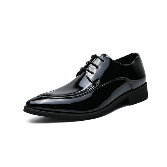  Handcrafted Men's Wingtip Oxford Shoes Leather Brogue Dress Shoes Classic Formal Shoes Formal Social MartLion - Mart Lion