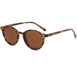 Stylish Polarized Round Sunglasses Women Men's Retro Classic MartLion C5  