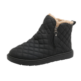 Casual Winter Cotton Shoes Warm Snow Boots Anti-slip Trendy Women's Shoes Lightweight Faux Fur MartLion black 35 