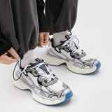 Men's Casual Sneakers Thick Bottom Sport Running Shoes Tennis Non-slip Platform Jogging Walking Trainers Mart Lion   