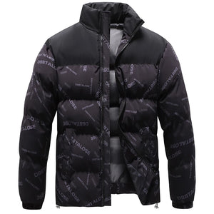 Winter Men Thickened Parkas Jacket Men Warm Windproof Jackets Parkas Men Casual Outwear Jackets Parkas Coats Male MartLion Black02 4XL 90-100KG 