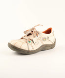 Line Pattern Handmade Women's Single Shoes MartLion WHITE 36 