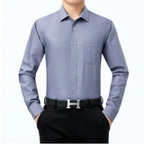 Silk Shirts for Men  Men Shirt Long Sleeve Men Clothing Casual Business Man Shirt MartLion   