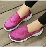 Women Flats Platform Sneakers Lightweight Breathable Slip-On Ride Shoes Flats Running MartLion   