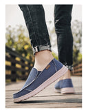 Summer Denim Canvas Men's Breathable Casual Shoes Outdoor Non-Slip Sneakers Driving Shoes Men's Loafers MartLion   