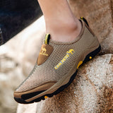 Men's Mesh Outdoor Breathable Casual Shoes Summer Slip-on Flats Sneakers Tennis Loafers Mart Lion   