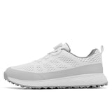 Golf Shoes Breathable Golf Wears Men's Light Weight Gym Sneakers Anti Slip Walking Mart Lion   