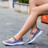 Shoes Women Summer Weave Breathable handmade Light Flats Nursing Sandals Handmade Casual Mother MartLion   