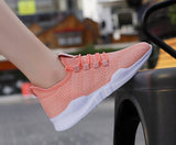 Men's Sneakers Mesh Breathable Running Shoes Light Non-slip Classic Sports Casual White Women Couple Tenis Masculino Mart Lion   