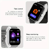 Smart Watch Men's Women Gift 1.44" Screen Full Touch Sports Fitness Watches Bluetooth Calls Digital Smartwatch Wristwatch MartLion   