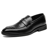 Slip On Dress Shoes Men's Formal Loafers Soft Split Leather Casual Footwear Mart Lion   