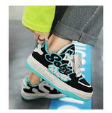 Trendy Sneakers Men's Platform Casual Sneakers Lace-up Low Sneakers Skateboard Baskets Hommes MartLion   