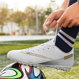  Men's Soccer Shoes Kids Football Ankle Boots Children Leather Soccer Training Sneakers Outdoor Cleats Mart Lion - Mart Lion