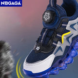 Children Sneakers Boys Shoes Buckle Strap Single Net Breathable Kids Casual Luxury Tennis Sports MartLion   