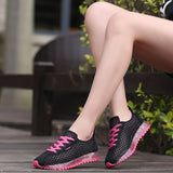 Lace-up Summer Women Sports Sneakers Outdoor Breathable Mesh Casual Shoes Female Youth Flats Outdoor Fitness Zapatos De Hombre Mart Lion   