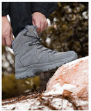 Men's Tactical Hiking Boots Shock-absorbing and Anti Slip Desert Boots Outdoor Camping Hiking Work Shoes Winter Boots MartLion