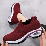 Sneakers Women Casual Sport Shoes Ladies  Cushion Running Mesh Breathable Vulcanized MartLion zaohong 35 