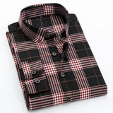 Classic Plaid Shirt Men's Casual Breathable Large Shirt MartLion   