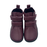 Barefoot Genuine Leather Baby Toddler Girl Boy Kids Shoes For Spring Autumn Winter Ankle Boots MartLion Mauve 12 