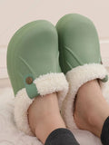 Casual Women Shoes EVA Clogs House Indoor Soft Fur Men's Slippers Outdoor Garden MartLion   