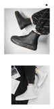 Off-Bound Autumn Men's Ankle Boots Tooling Desert British Punk Lace-up Casual Motorcycle High-cut Shoes Mart Lion   