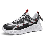 Lightweight Breathable Sneakers Outdoor Casual Running Shoes Trendy Men's Shoes Anti-slip MartLion GRAY 39 